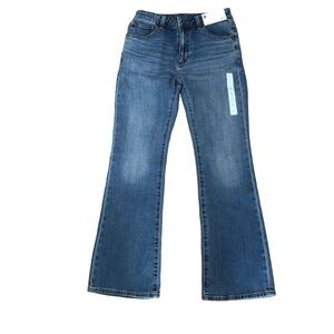 GU Jeans Women's Size 69cm NWT Mid-Rise‎ Blue Wide Leg Jeans Size 27